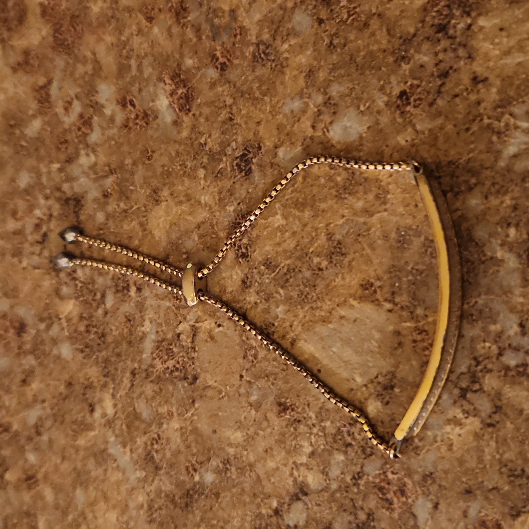 Rhinestone Pullstring Bracelet
